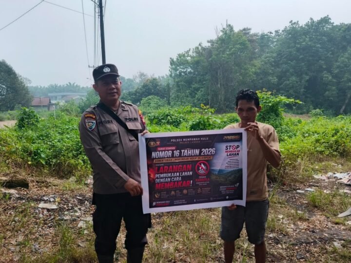 Bhabinkamtibmas Polsubsektor Sompak Aktif Sosialisasikan Pencegahan Karhutla kepada Warga