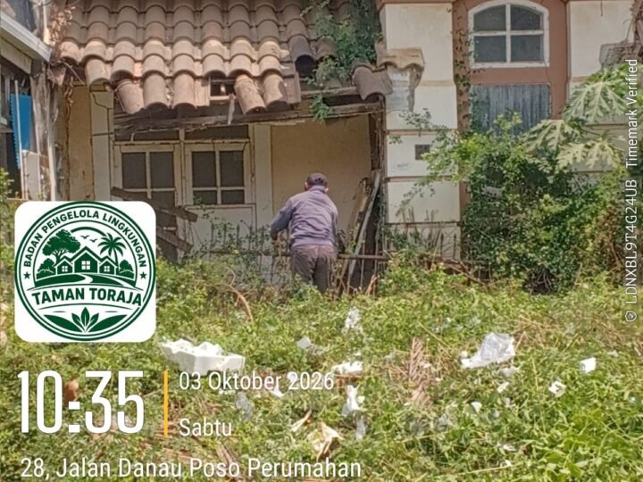 Perumahan Taman Toraja Mandiri Kelola Lingkungan: 800 Unit Rumah Perlu Perhatian Serius Armada Kebersihan