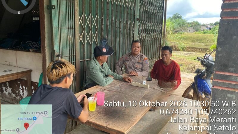 Bangun Kedekatan dengan Masyarakat, Polsek Meranti Jadikan Patroli sebagai Garda Awal Pencegahan Kejahatan