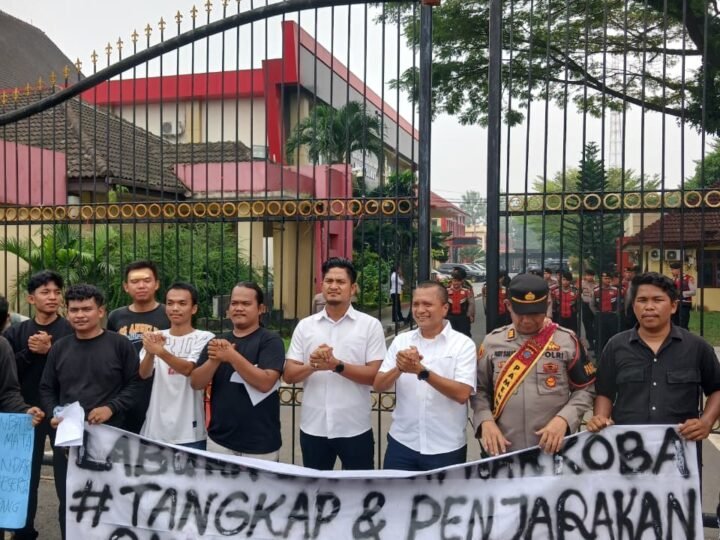 Geruduk Polda Sumut, AMPD Sumut : Labura Darurat Narkoba, Tangkap Proses Saimin Harahap