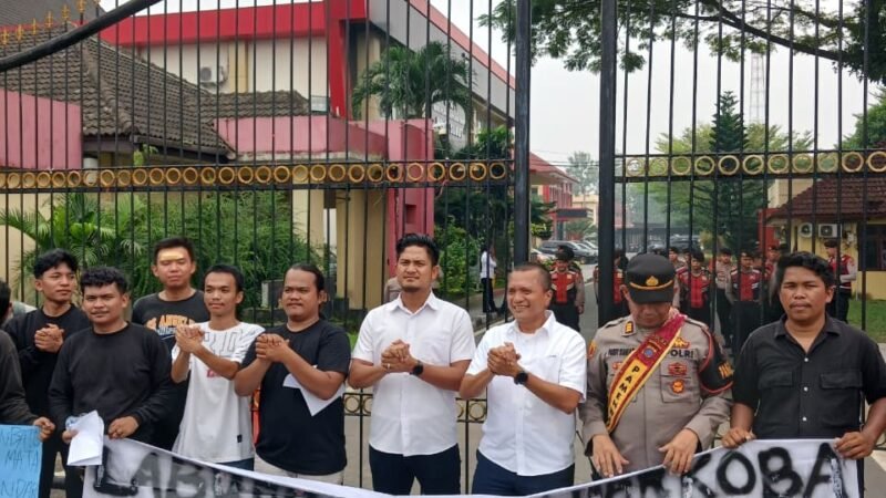 Geruduk Polda Sumut, AMPD Sumut : Labura Darurat Narkoba, Tangkap Proses Saimin Harahap