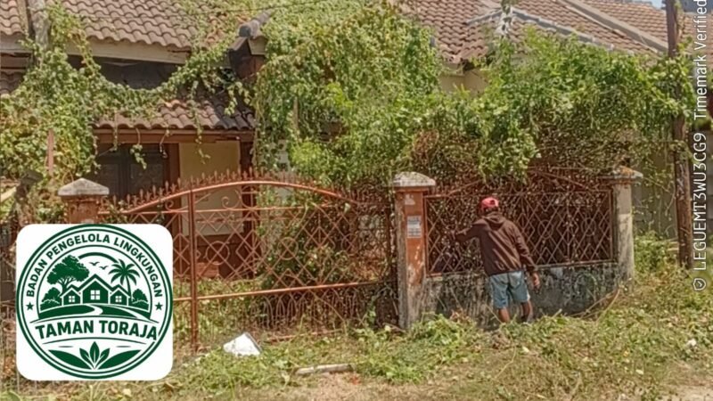 Perumahan Taman Toraja Mandiri Kelola Lingkungan: 800 Unit Yang Terhuni 450 Unit Rumah Perlu Perhatian Serius Armada Kebersihan