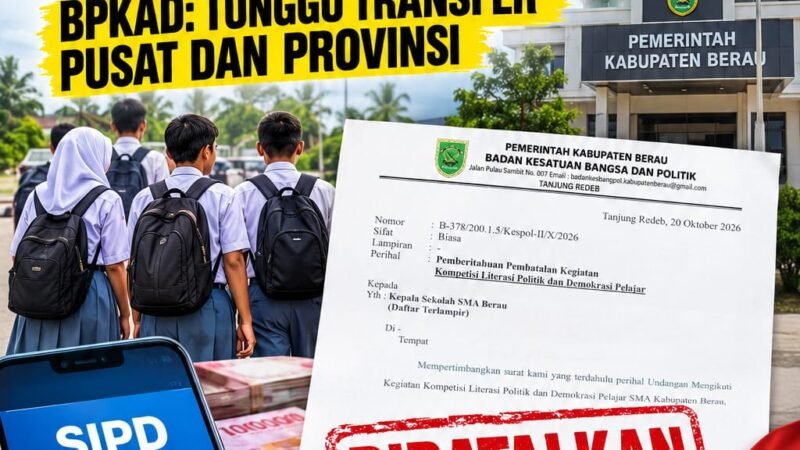 Rekening SIPD Diblokir, Kompetisi Pelajar Berau Batal: Ada Apa dengan Kas Daerah?