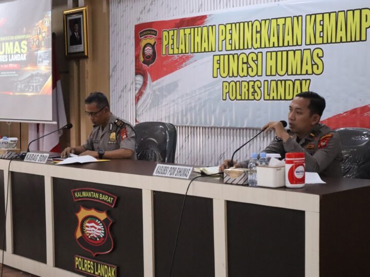 Tingkatkan Kompetensi di Era Digital, Polres Landak Gelar Pelatihan Pemanfaatan AI untuk Fungsi Humas
