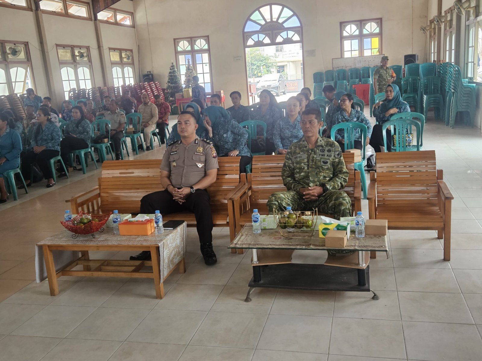 Dukung Pemberdayaan Keluarga, Kapolsek Mandor Hadiri Pengukuhan TP PKK Kecamatan Mandor