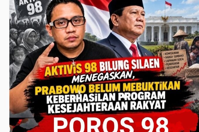 PRABOWO BELUM MEMBUKTIKAN KEBERHASILAN PROGRAM KESEJAHTERAAN RAKYAT