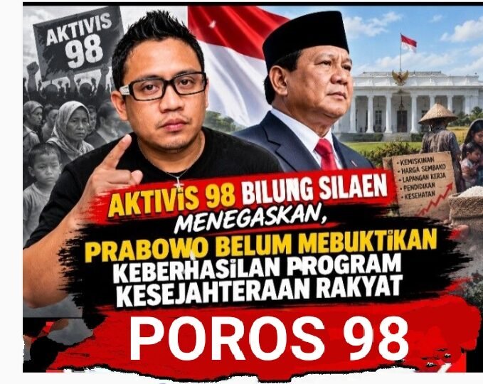 PRABOWO BELUM MEMBUKTIKAN KEBERHASILAN PROGRAM KESEJAHTERAAN RAKYAT
