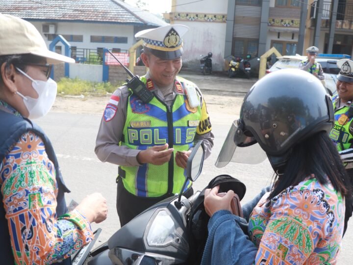 Operasi Patuh Kapuas di Bengkayang, 4 Pengendara Terekam ETLE Handheld