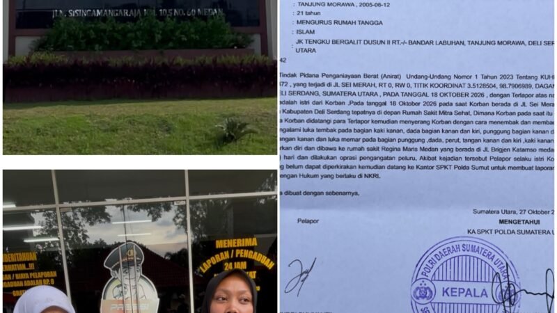 7 Peluru Bersarang di Tubuh AS! Keluarga dan PH Desak Polda Sumut Ungkap Dalang Penyerangan